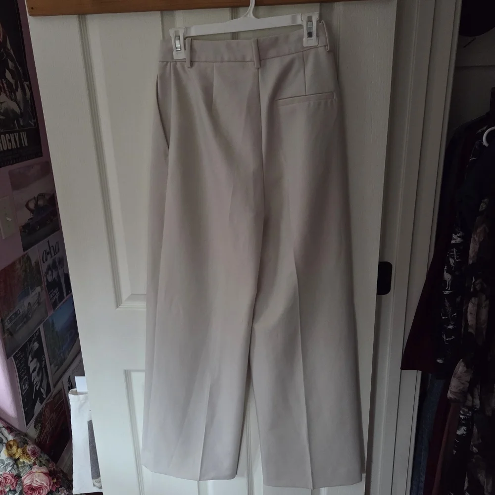 Zara Wide Leg High Waisted Trousers - Picture 4 of 9